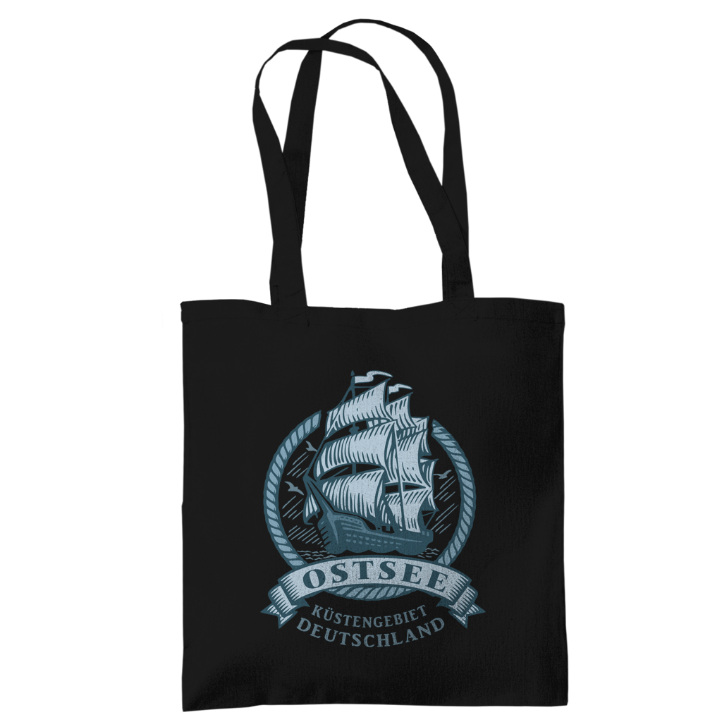 Baumwolltasche  "Ostsee Segelschiff" #462