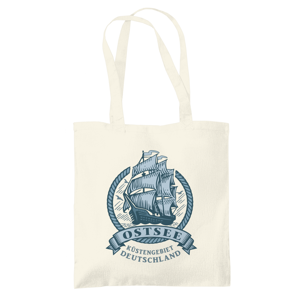Baumwolltasche  "Ostsee Segelschiff" #462