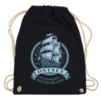 Kordelrucksack  "Ostsee Segelschiff" #462