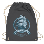 Kordelrucksack  "Ostsee Segelschiff" #462