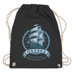 Kordelrucksack  "Ostsee Segelschiff" #462