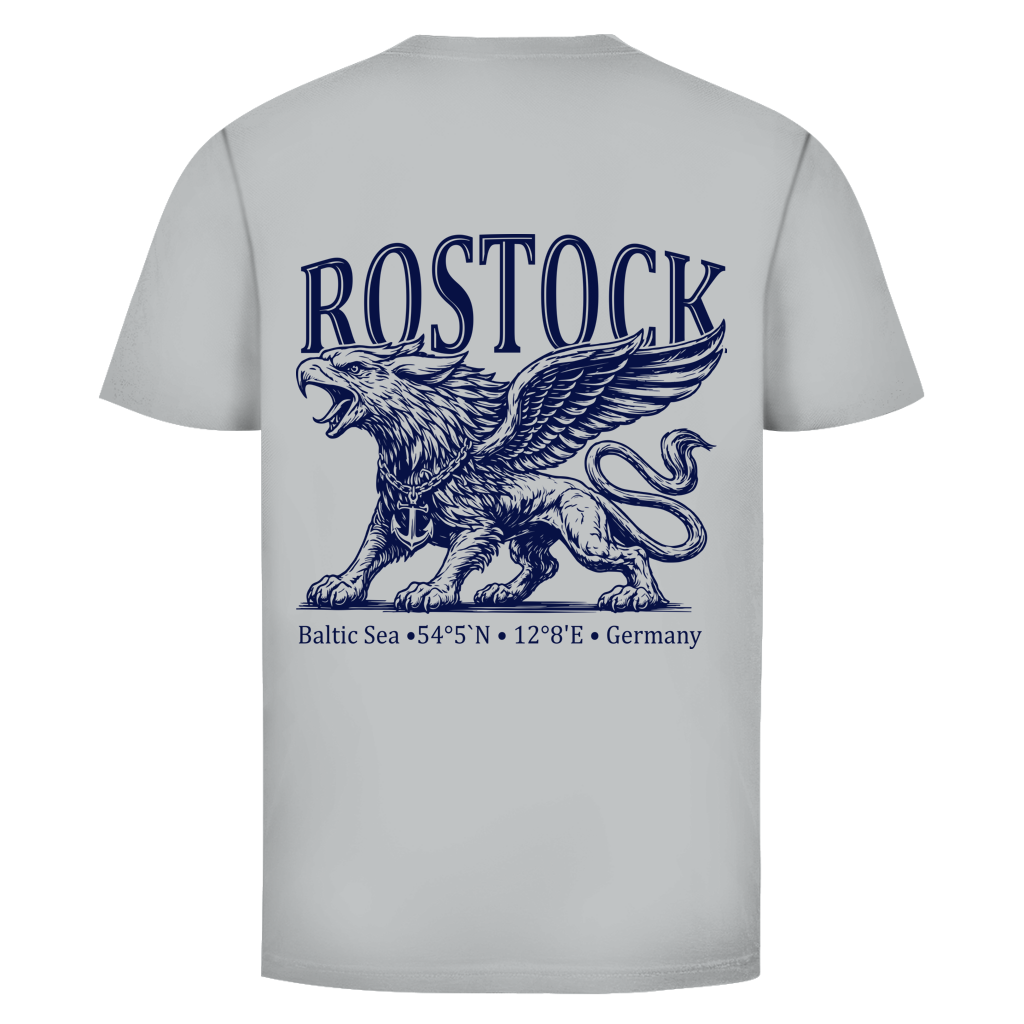 T-Shirt unisex  "Rostock-Greif" #562  - beidseitiger Druck