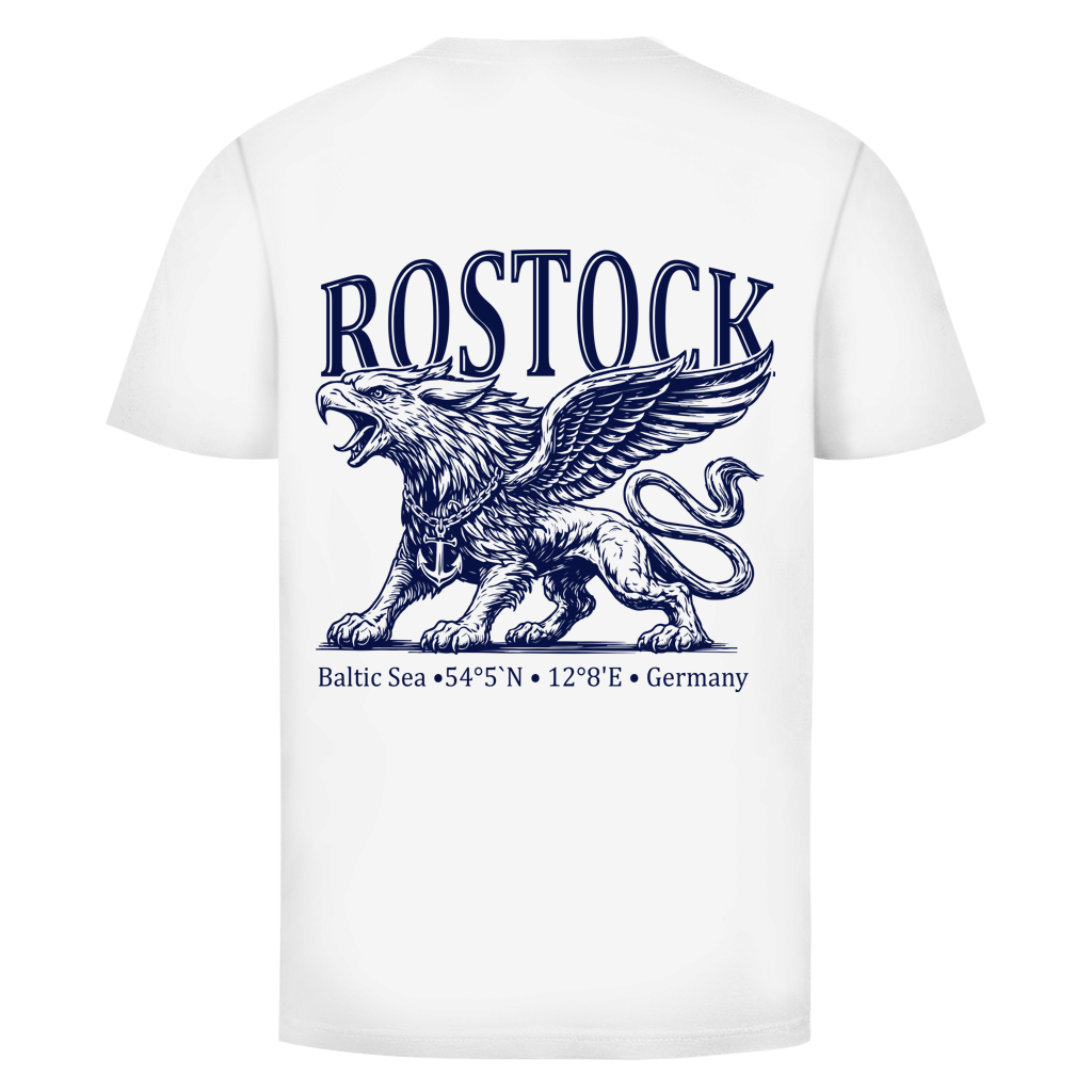 T-Shirt unisex  "Rostock-Greif" #562  - beidseitiger Druck