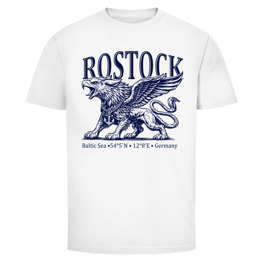 T-Shirt unisex  "Rostock-Greif" #562  - beidseitiger Druck