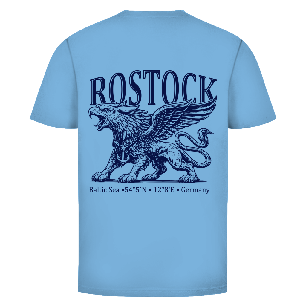 T-Shirt unisex  "Rostock-Greif" #562  - beidseitiger Druck