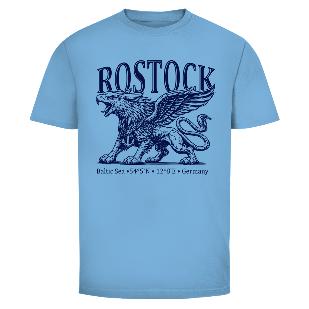 T-Shirt unisex  "Rostock-Greif" #562  - beidseitiger Druck