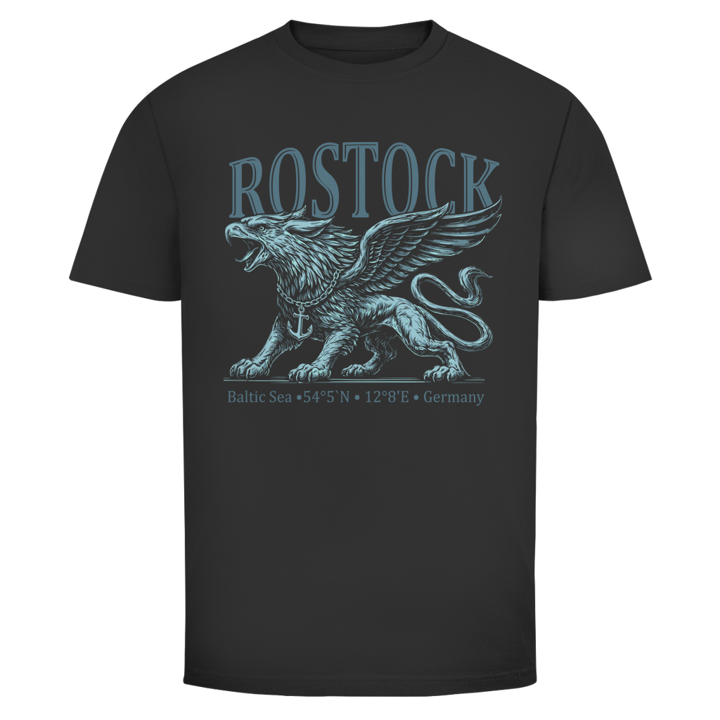 T-Shirt unisex  "Rostock-Greif" #562  - beidseitiger Druck
