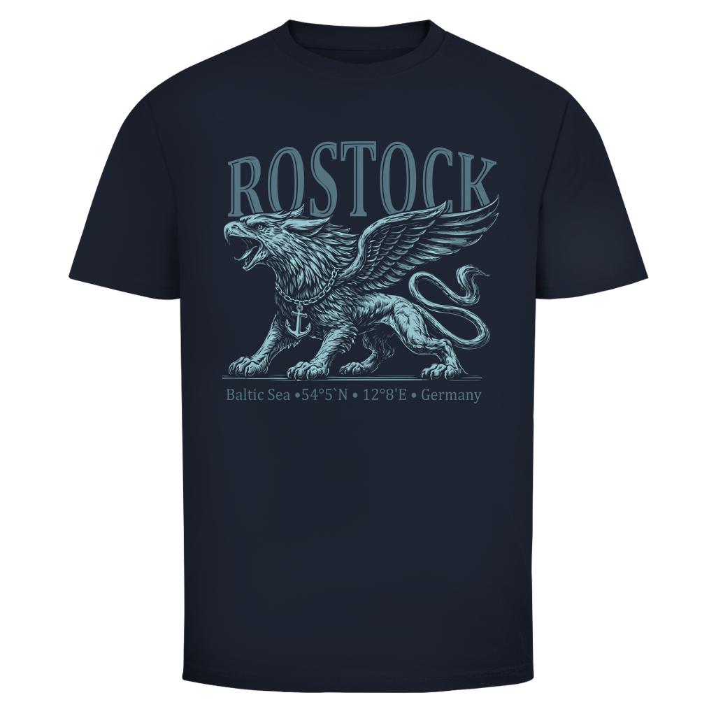 T-Shirt unisex  "Rostock-Greif" #562  - beidseitiger Druck