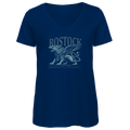 T-Shirt Damen V-Neck   "Rostock-Greif" #562