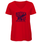 T-Shirt Damen V-Neck   "Rostock-Greif" #562