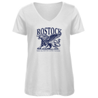 T-Shirt Damen V-Neck   "Rostock-Greif" #562