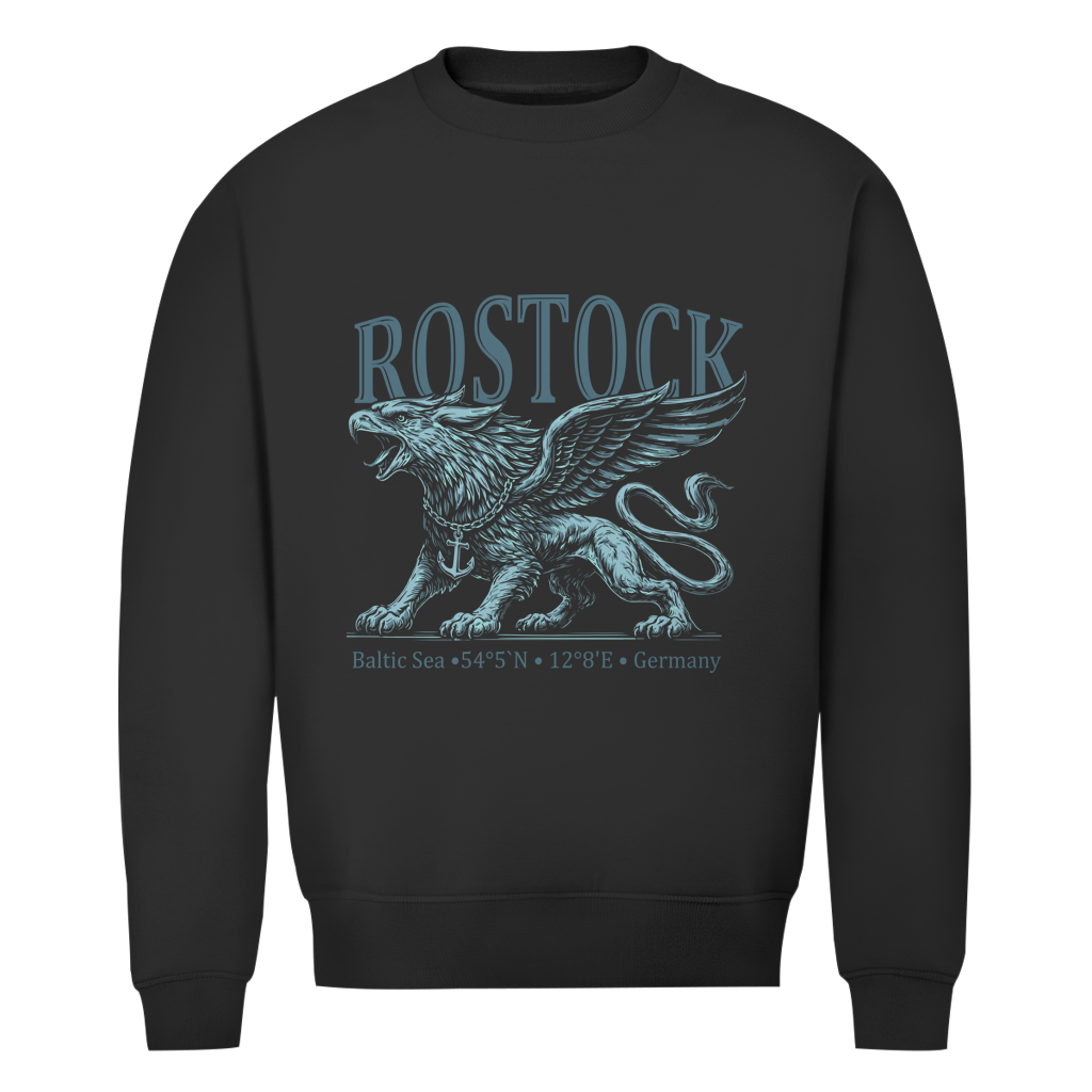 Sweatshirt Herren  "Rostock-Greif" #562  - einseitiger Druck