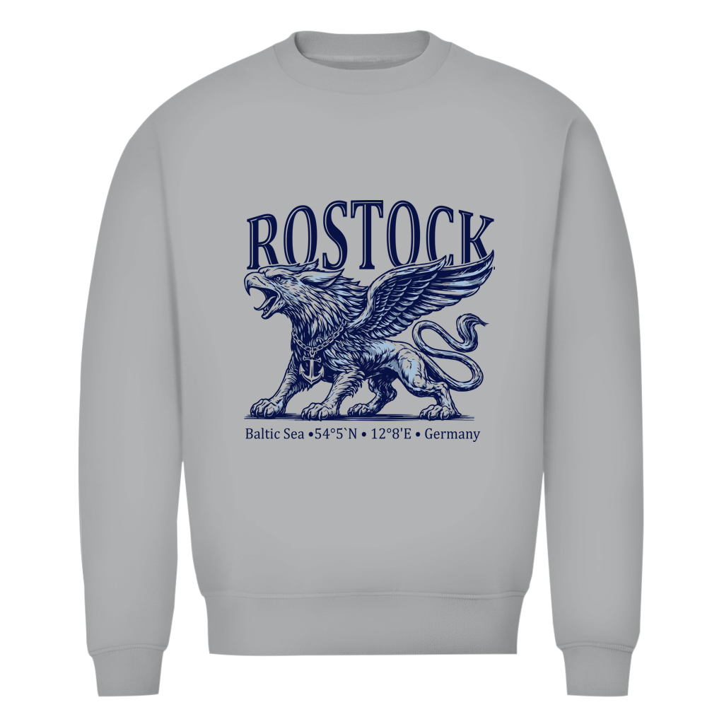 Sweatshirt Herren  "Rostock-Greif" #562  - einseitiger Druck