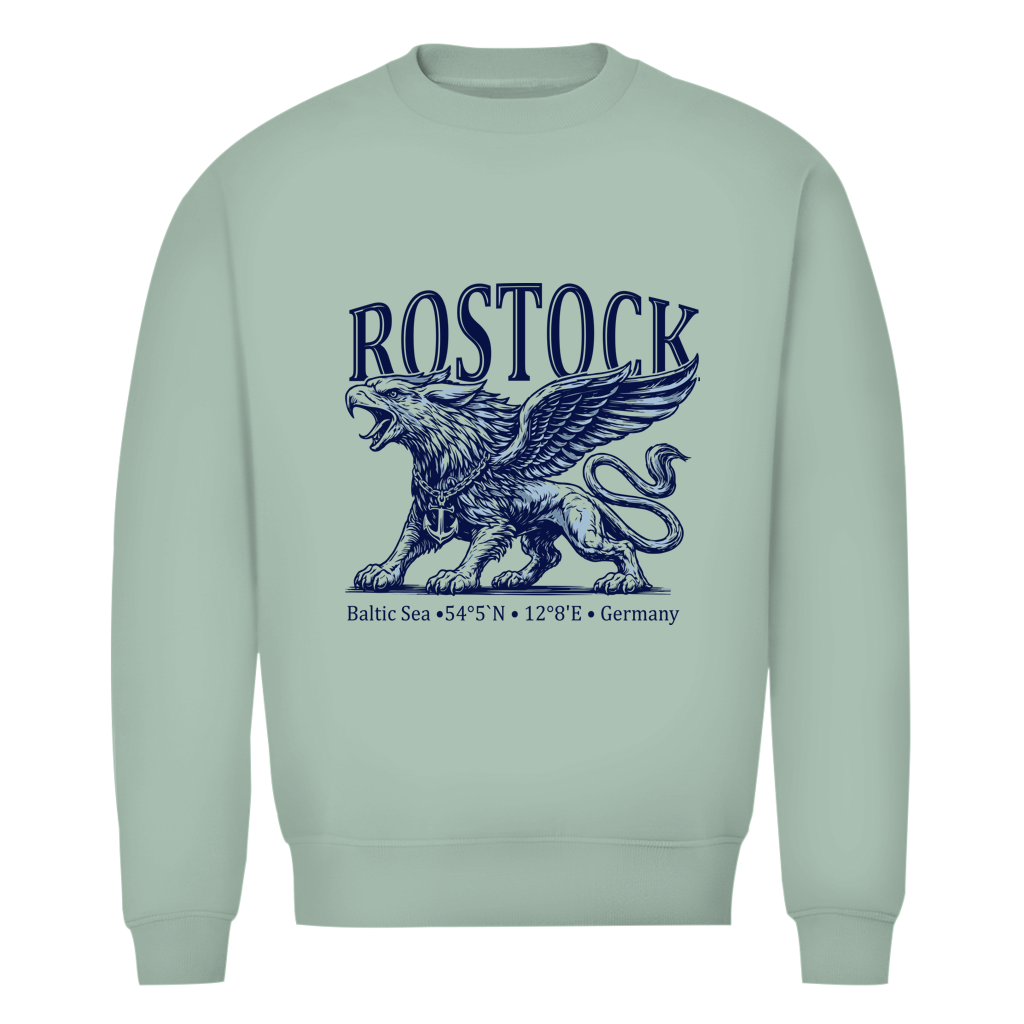Sweatshirt Herren  "Rostock-Greif" #562  - einseitiger Druck