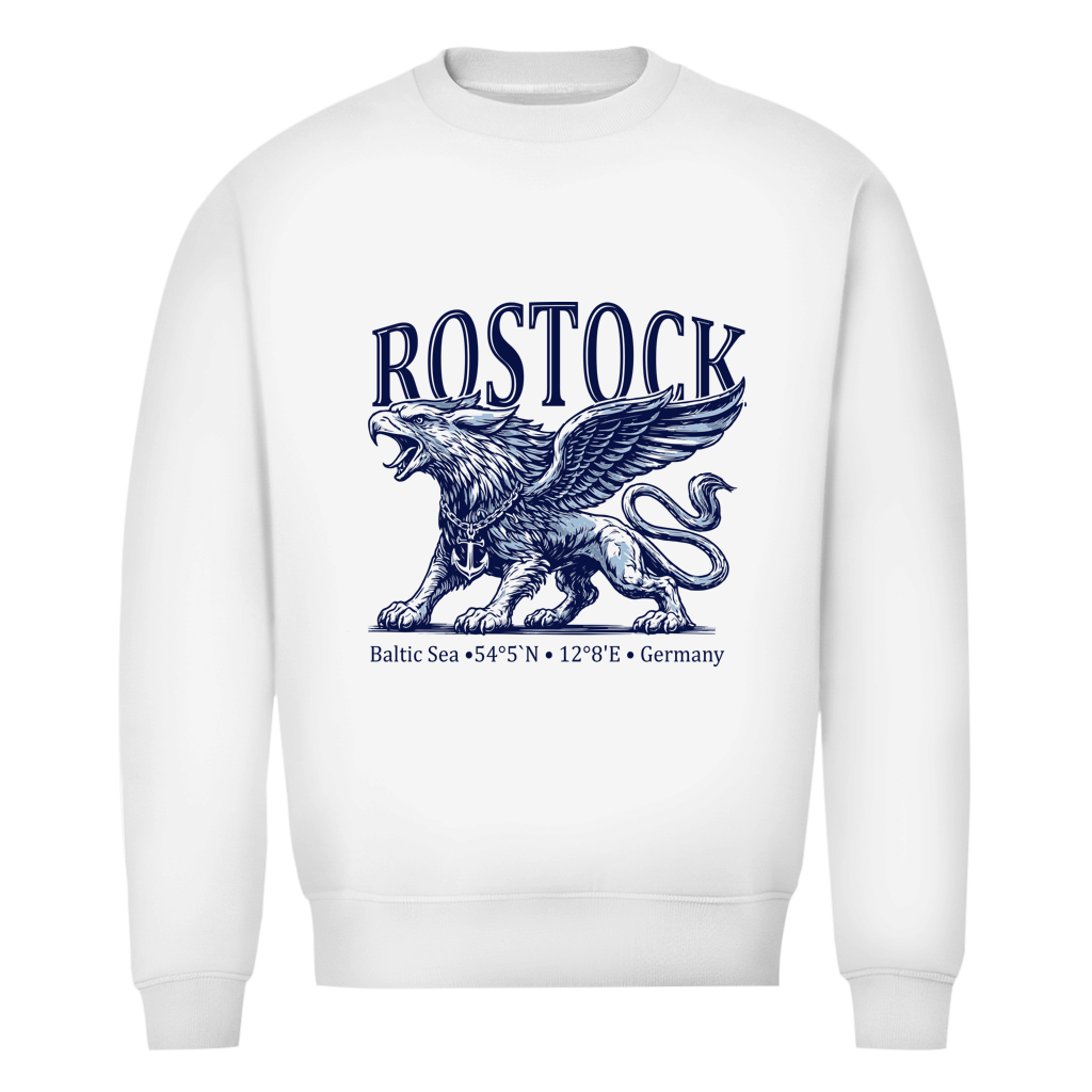Sweatshirt Herren  "Rostock-Greif" #562  - einseitiger Druck