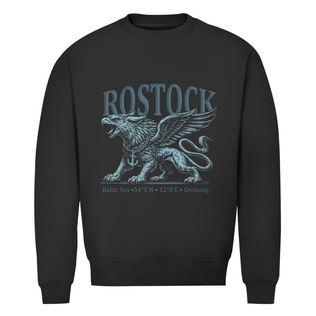 Sweatshirt Herren  "Rostock-Greif" #562 - beidseitiger Druck