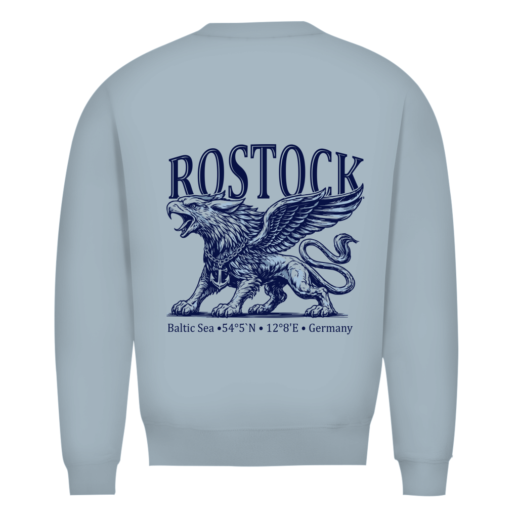 Sweatshirt Herren  "Rostock-Greif" #562 - beidseitiger Druck