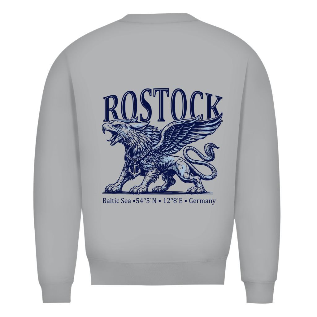 Sweatshirt Herren  "Rostock-Greif" #562 - beidseitiger Druck