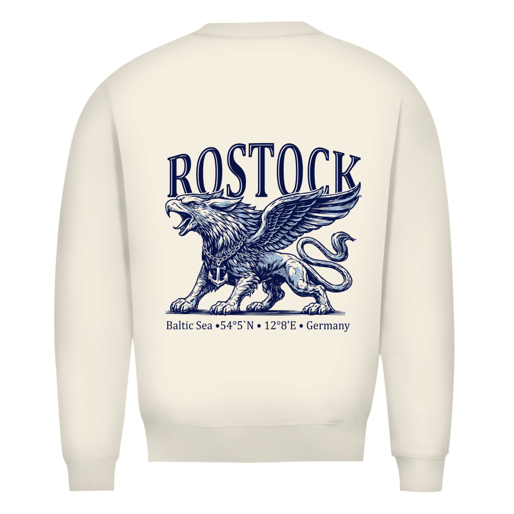 Sweatshirt Herren  "Rostock-Greif" #562 - beidseitiger Druck