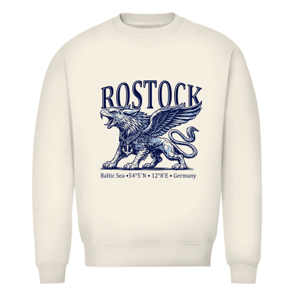 Sweatshirt Herren  "Rostock-Greif" #562 - beidseitiger Druck
