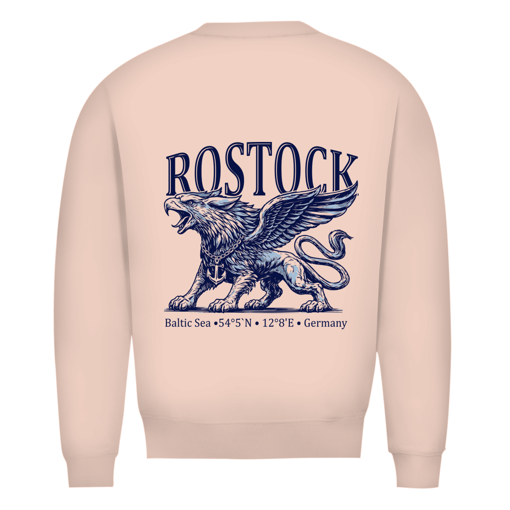 Sweatshirt Herren  "Rostock-Greif" #562 - beidseitiger Druck