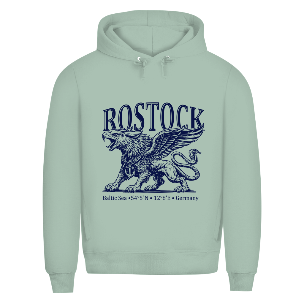 Hoodie Herren  "Rostock-Greif" #562 - einseitiger Druck