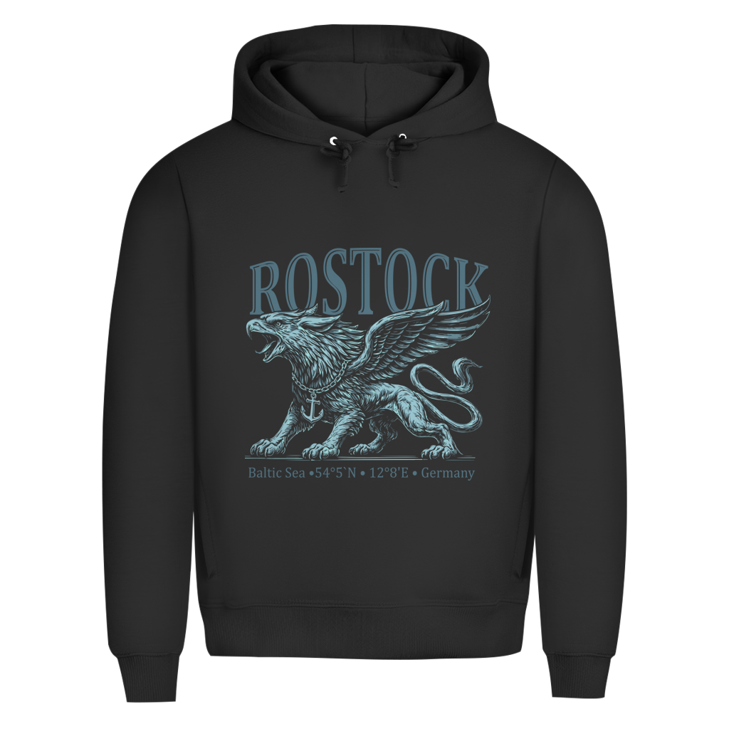 Hoodie Herren  "Rostock-Greif" #562 - einseitiger Druck