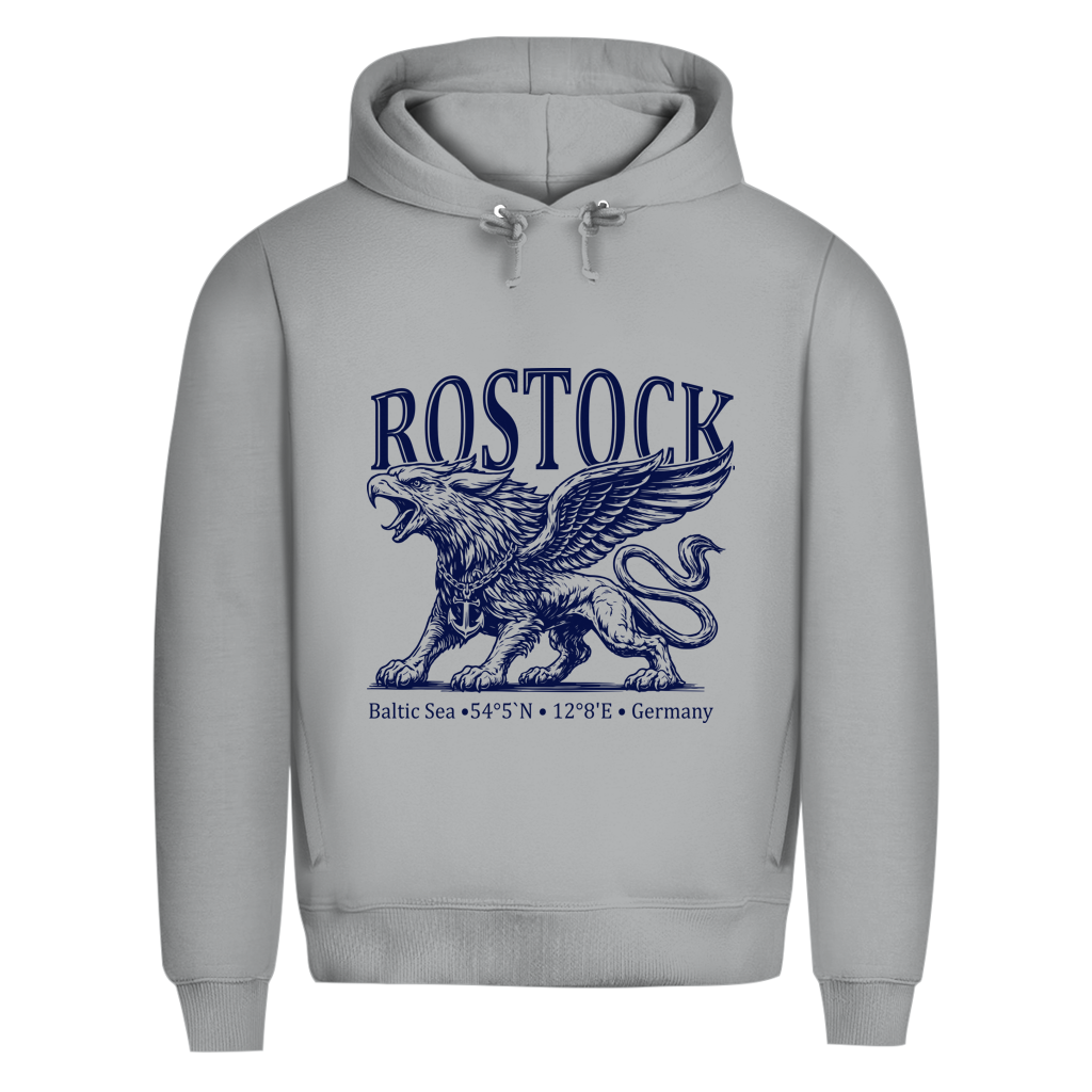 Hoodie Herren  "Rostock-Greif" #562 - einseitiger Druck