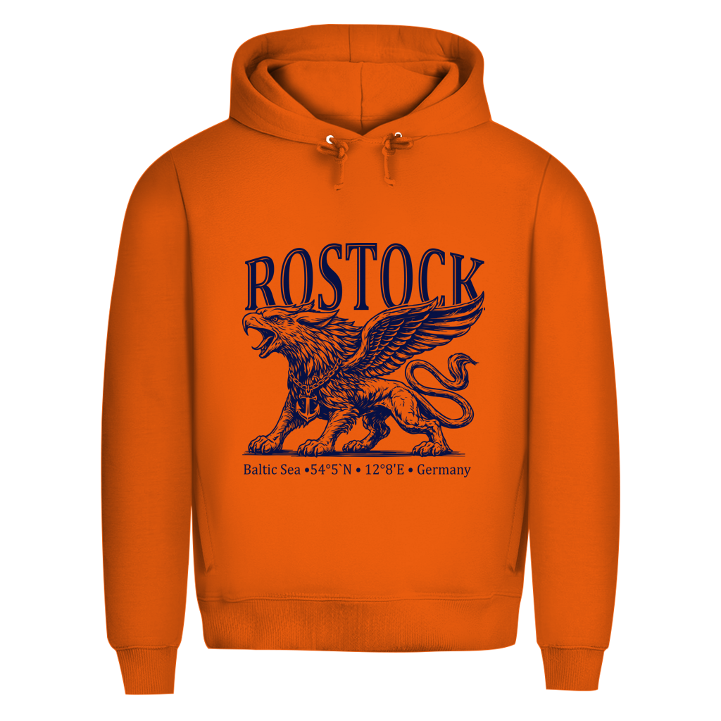 Hoodie Herren  "Rostock-Greif" #562 - einseitiger Druck