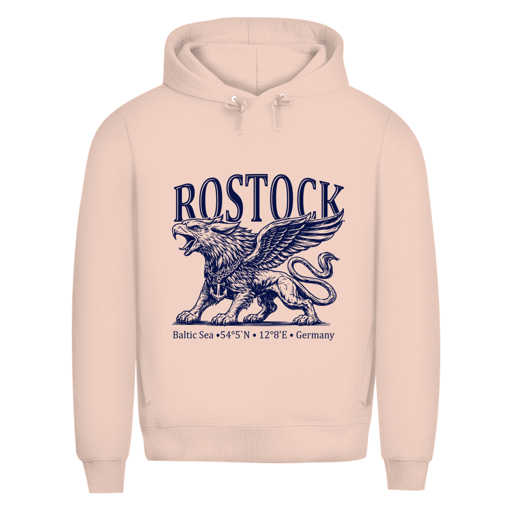 Hoodie Herren "Rostock-Greif" #562 - beidseitiger Druck