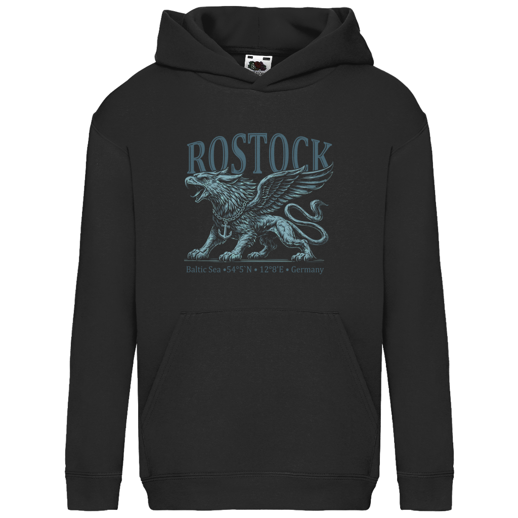 Hoodie Kinder   "Rostock-Greif" #562 - einseitiger Druck
