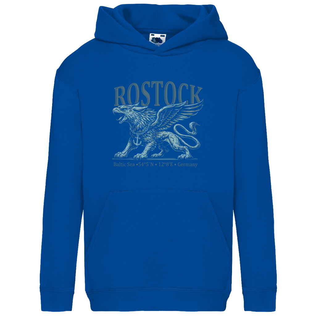 Hoodie Kinder   "Rostock-Greif" #562 - einseitiger Druck