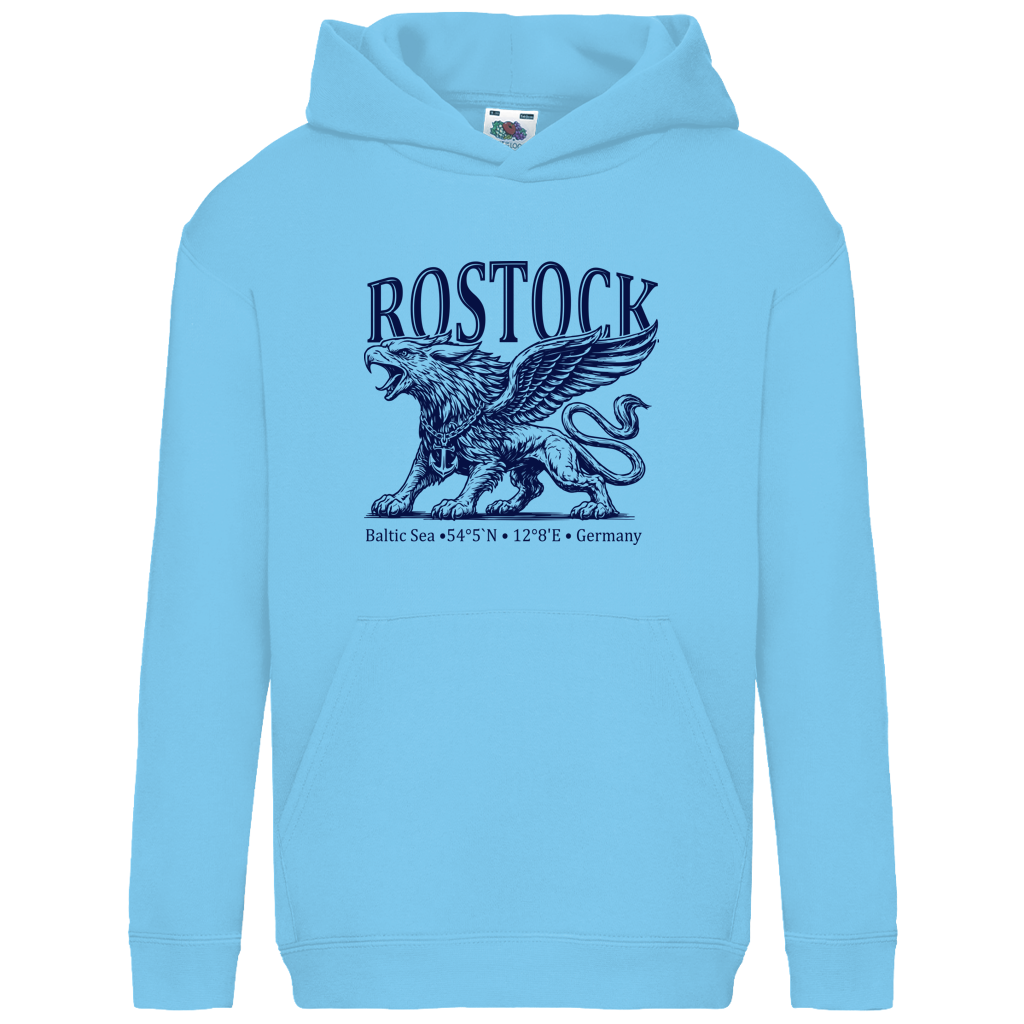 Hoodie Kinder   "Rostock-Greif" #562 - einseitiger Druck