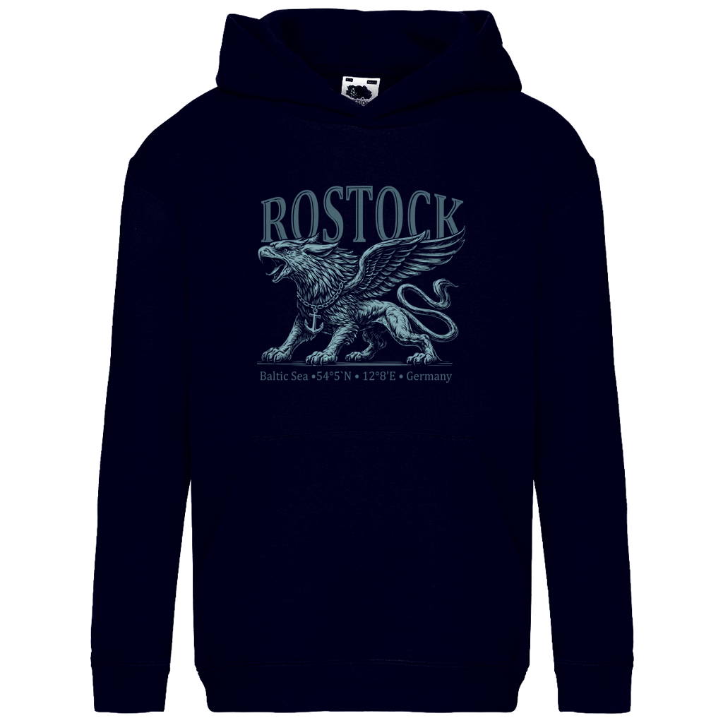 Hoodie Kinder  "Rostock-Greif" #562 - beidseitiger Druck