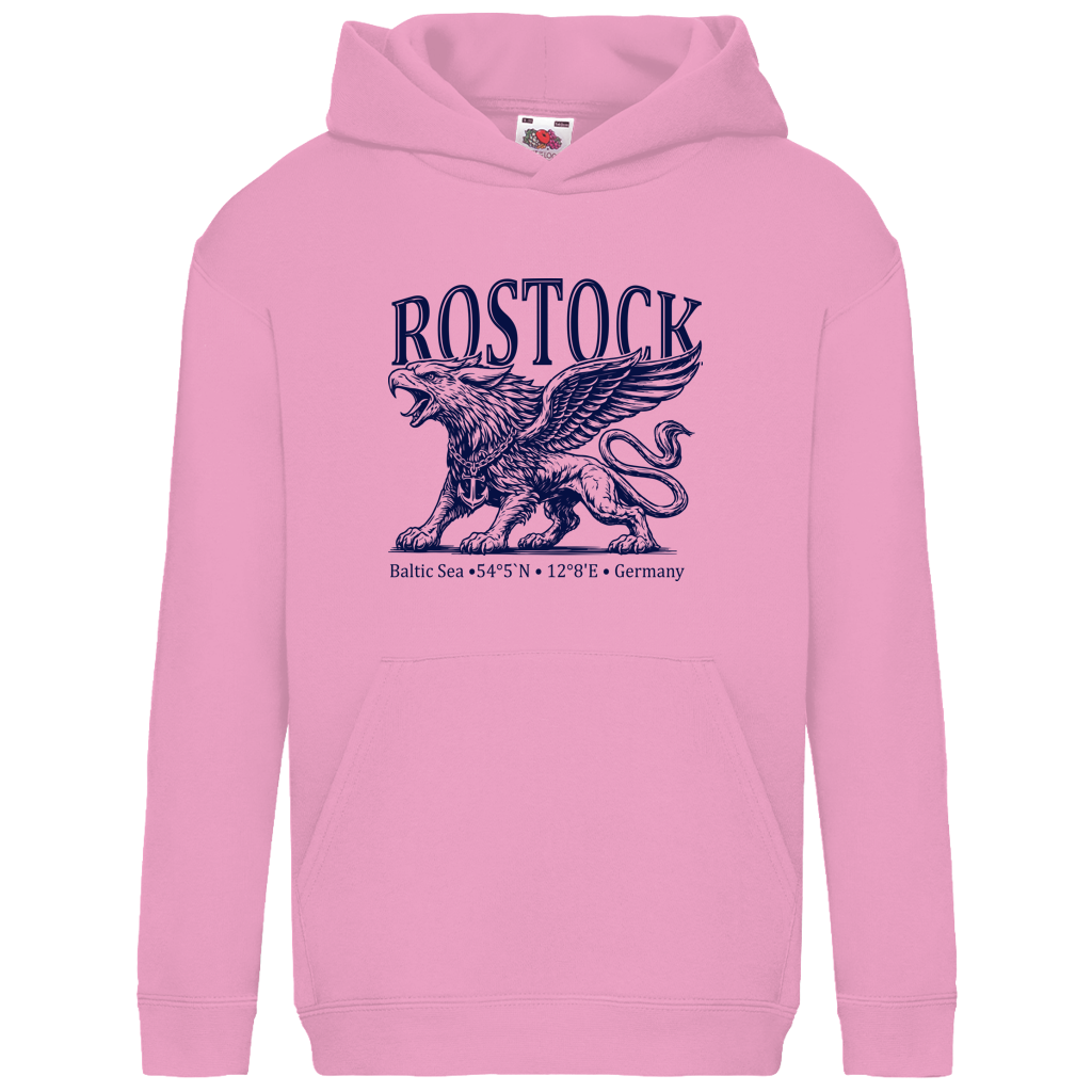 Hoodie Kinder  "Rostock-Greif" #562 - beidseitiger Druck