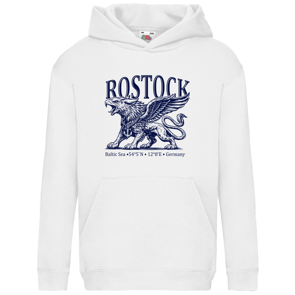 Hoodie Kinder  "Rostock-Greif" #562 - beidseitiger Druck