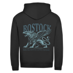 Hoodie-Jacke   "Rostock-Greif" #562 - beidseitiger Druck