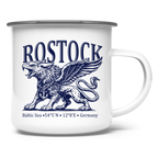 Emaille Tasse    "Rostock-Greif" #562