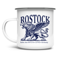 Emaille Tasse    "Rostock-Greif" #562