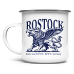 Emaille Tasse    "Rostock-Greif" #562