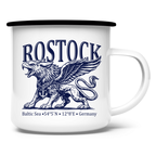 Emaille Tasse    "Rostock-Greif" #562