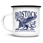 Emaille Tasse    "Rostock-Greif" #562