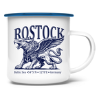 Emaille Tasse    "Rostock-Greif" #562