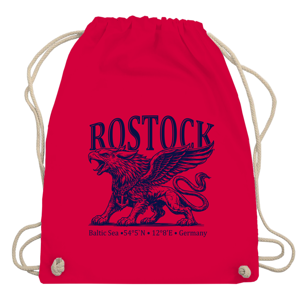 Kordelrucksack  "Rostock-Greif" #562