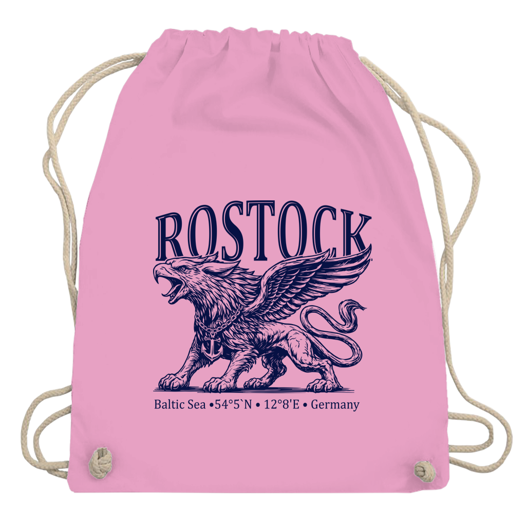 Kordelrucksack  "Rostock-Greif" #562