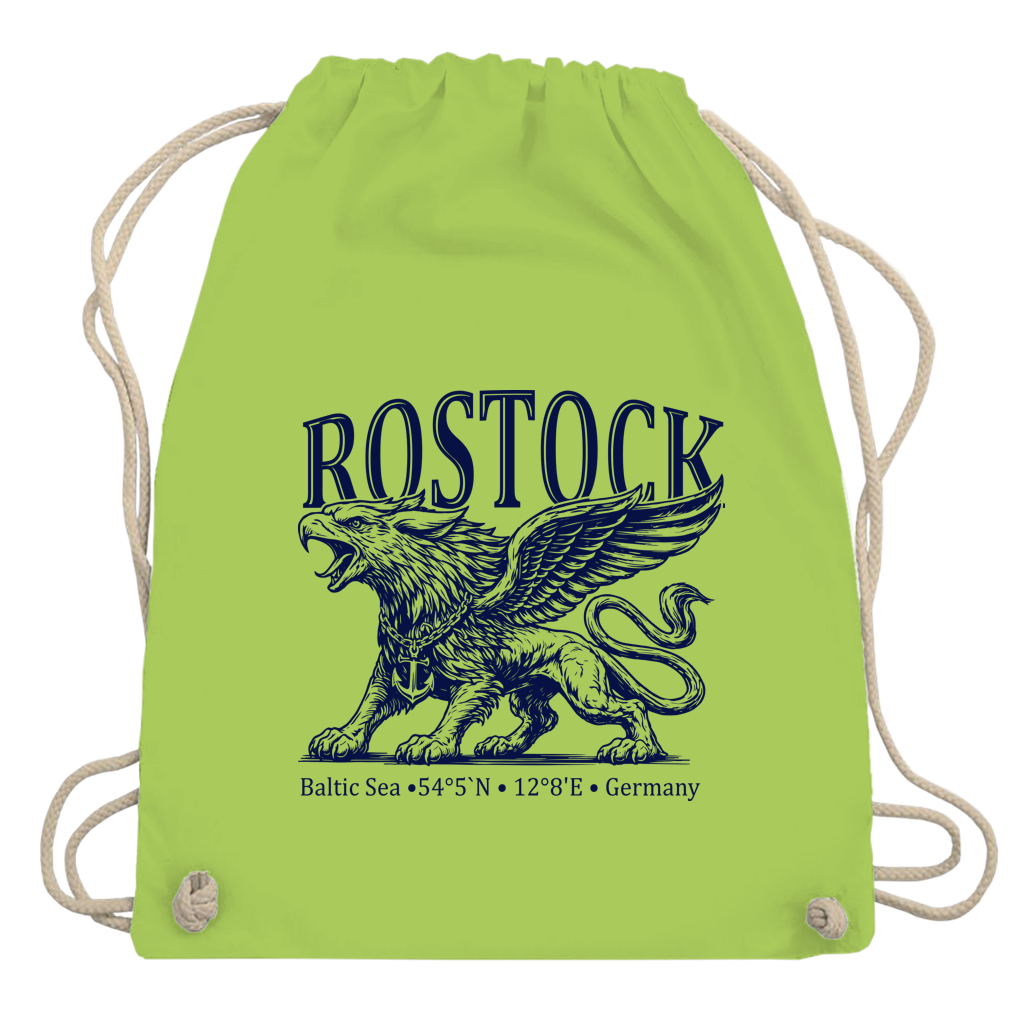 Kordelrucksack  "Rostock-Greif" #562