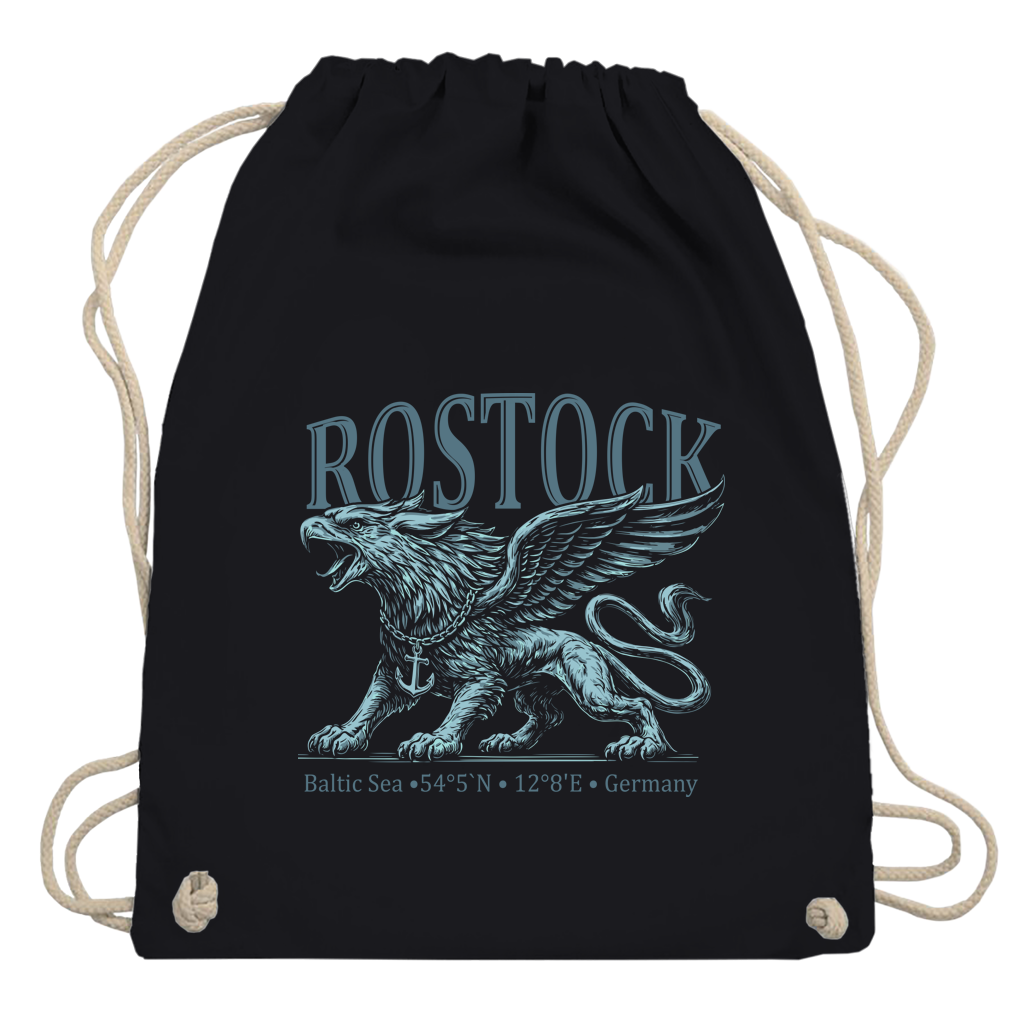 Kordelrucksack  "Rostock-Greif" #562