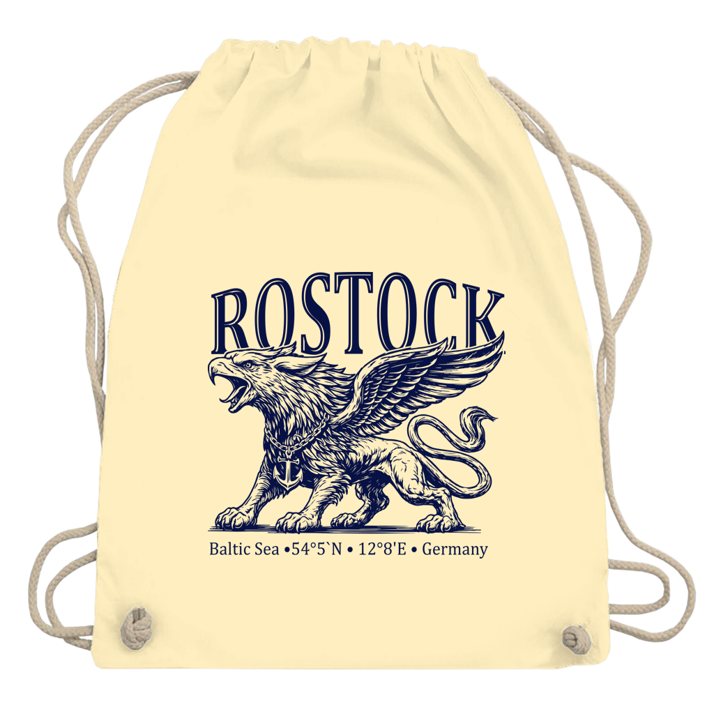 Kordelrucksack  "Rostock-Greif" #562