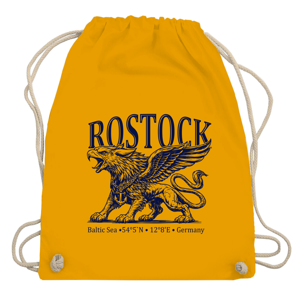 Kordelrucksack  "Rostock-Greif" #562
