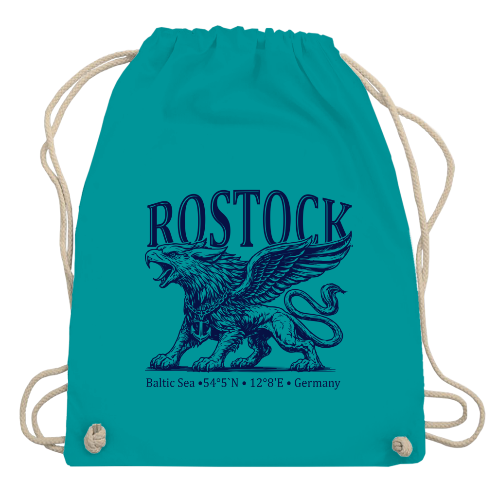 Kordelrucksack  "Rostock-Greif" #562
